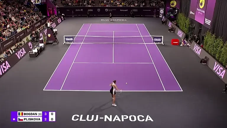 Ana Bogdan luptă fenomenal &icirc;n primul set al finalei Transylvania Open 2024 (LIVE pe Pro Arena și VOYO)