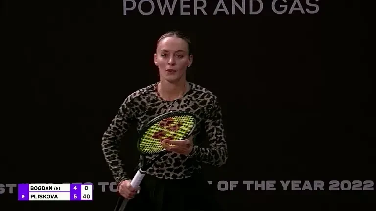 Pliskova revine de la 0-3 și c&acirc;știgă cu 6-4 primul set al finalei Transylvania Open 2024