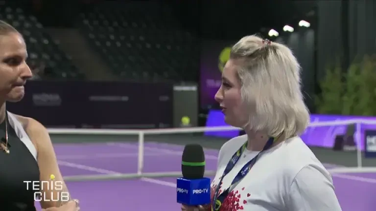 Karolina Pliskova, la Tenis Club (Pro Arena): „Aș vrea să am peste tot susținerea primită la Transylvania Open”