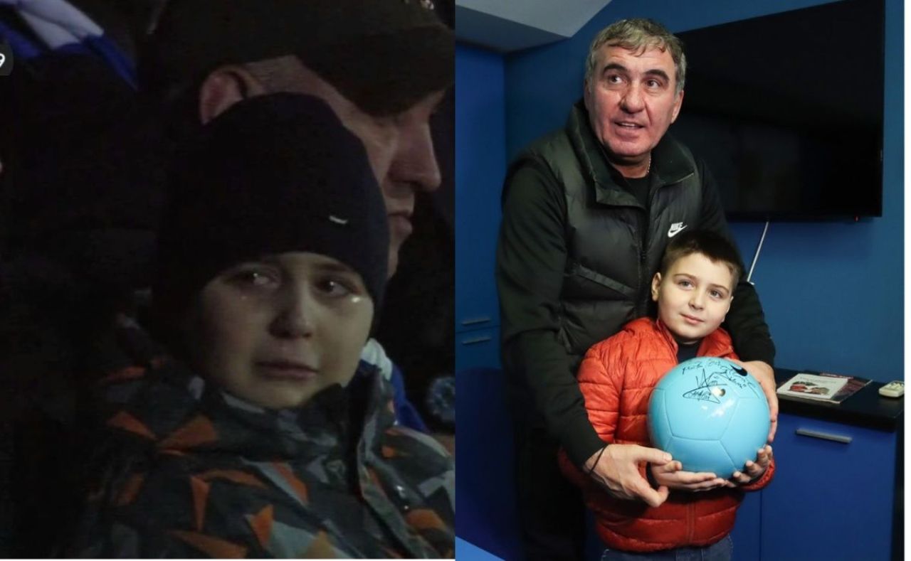 Gest mare făcut de Gică Hagi pentru puștiul