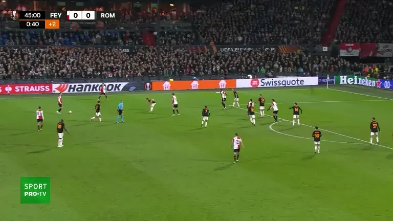 Feyenoord - AS Roma 1-0 | Paixao a deschis scorul în prelungirile primei reprize