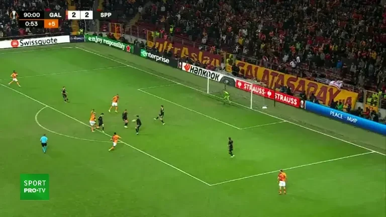 Galatasaray - Slavia Praga: gol Mauro Icardi (minutul 91)