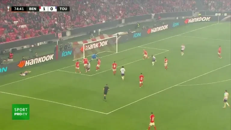 Benfica - Toulouse: gol Thijs Dallinga (minutul 65)