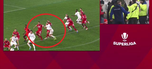 Fază controversată în Dinamo - Oțelul Galați? Penalty-ul primit de echipa lui Dorinel Munteanu_1