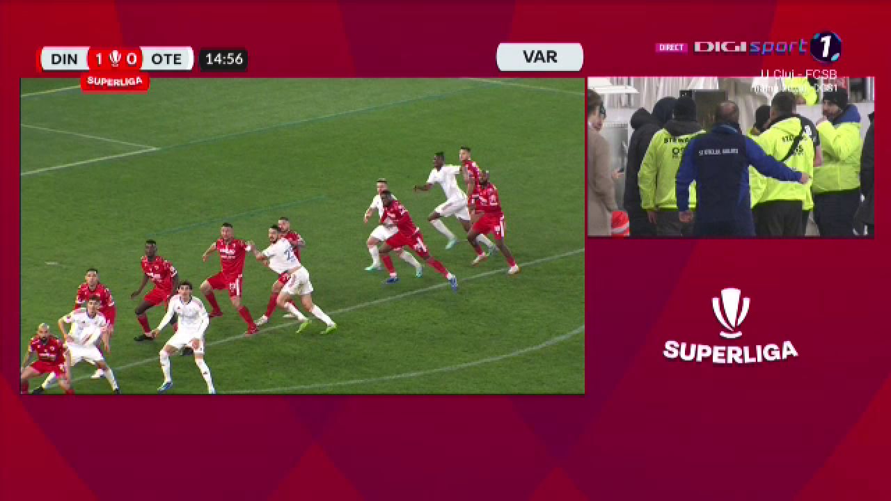 Fază controversată în Dinamo - Oțelul Galați? Penalty-ul primit de echipa lui Dorinel Munteanu_3