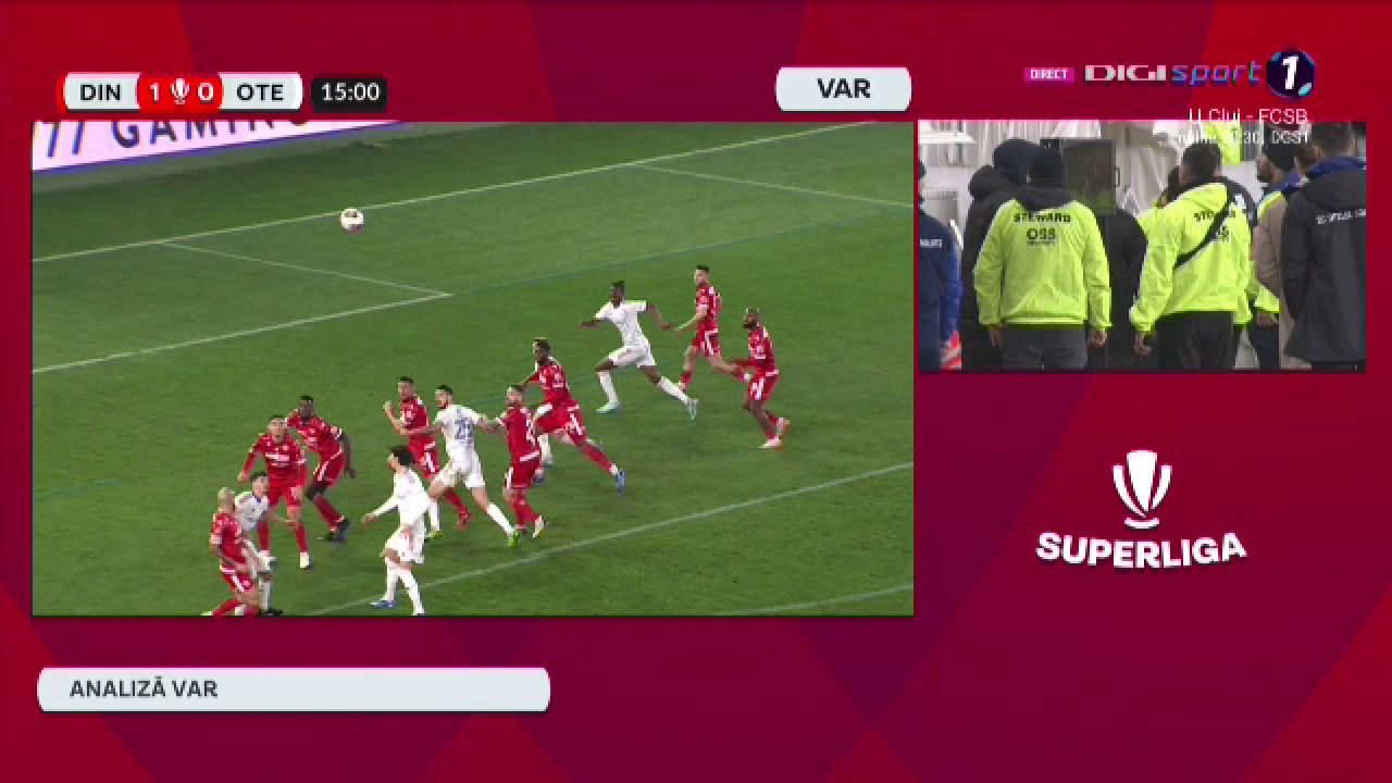 Fază controversată în Dinamo - Oțelul Galați? Penalty-ul primit de echipa lui Dorinel Munteanu_8