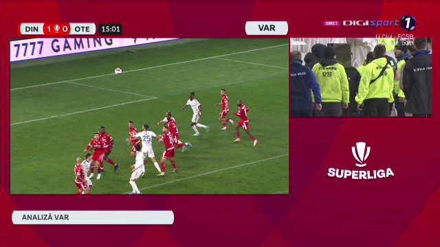 Fază controversată în Dinamo - Oțelul Galați? Penalty-ul primit de echipa lui Dorinel Munteanu_9