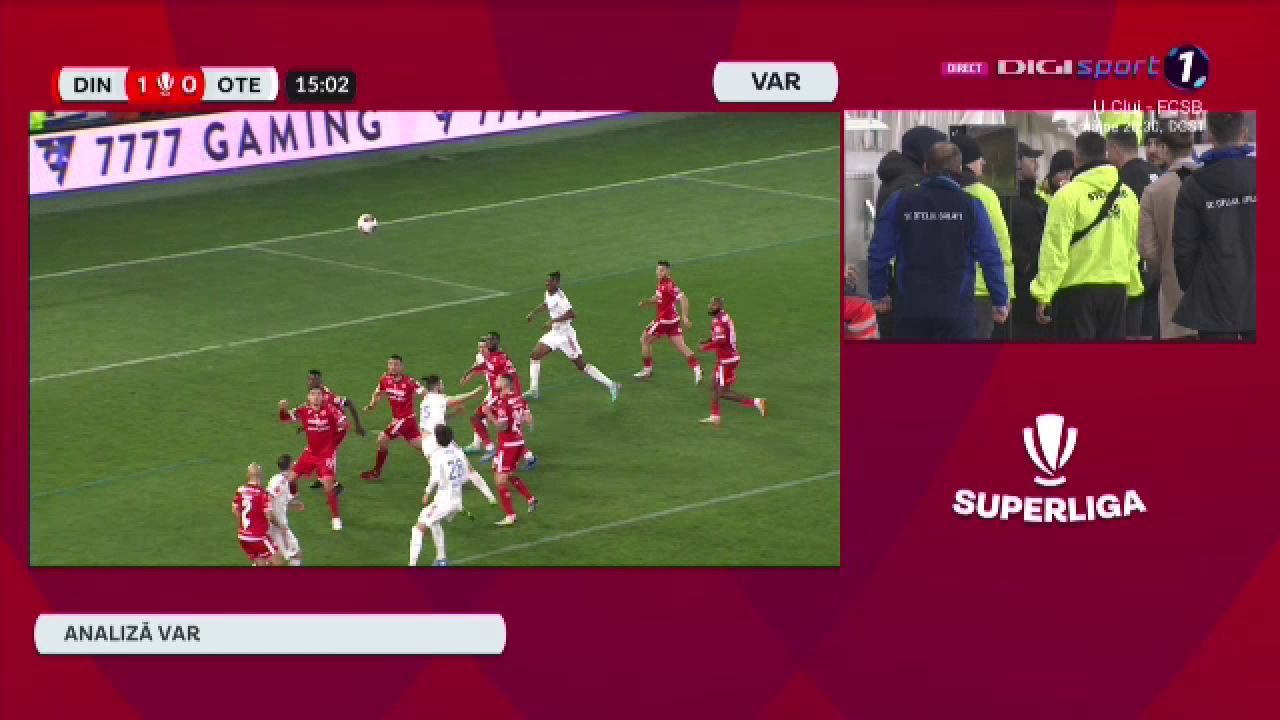 Fază controversată în Dinamo - Oțelul Galați? Penalty-ul primit de echipa lui Dorinel Munteanu_10