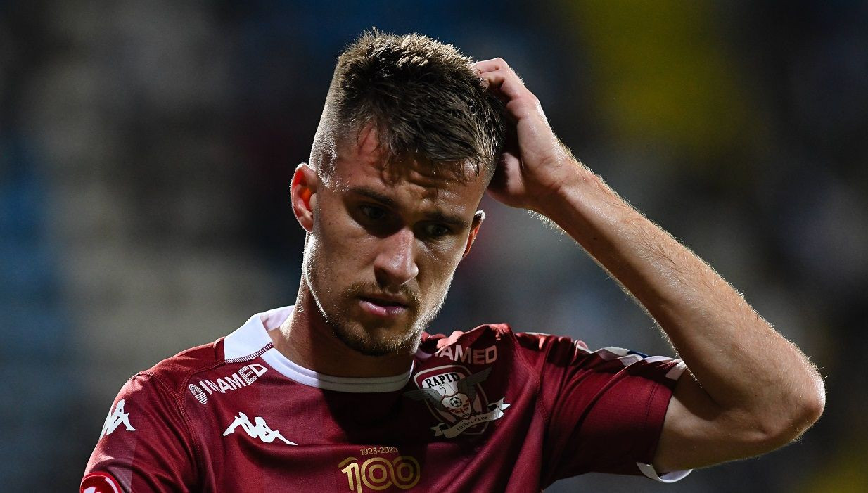 Mattias Kait a fost operat! C&acirc;t va lipsi mijlocașul Rapidului care n-a mai jucat din decembrie