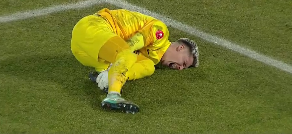 Ce se întâmplă cu Ștefan Târnovanu după ce a urlat de durere contra lui U Cluj: 