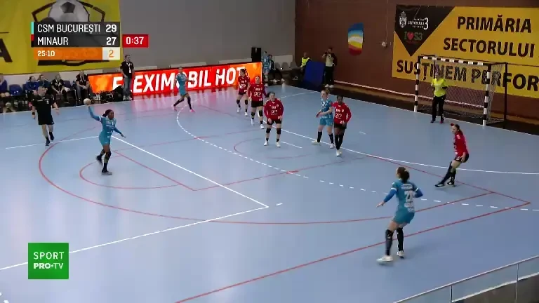 CSM București a &icirc;nvins-o pe Minaur Baia Mare &icirc;n Liga Florilor (Pro Arena VOYO)