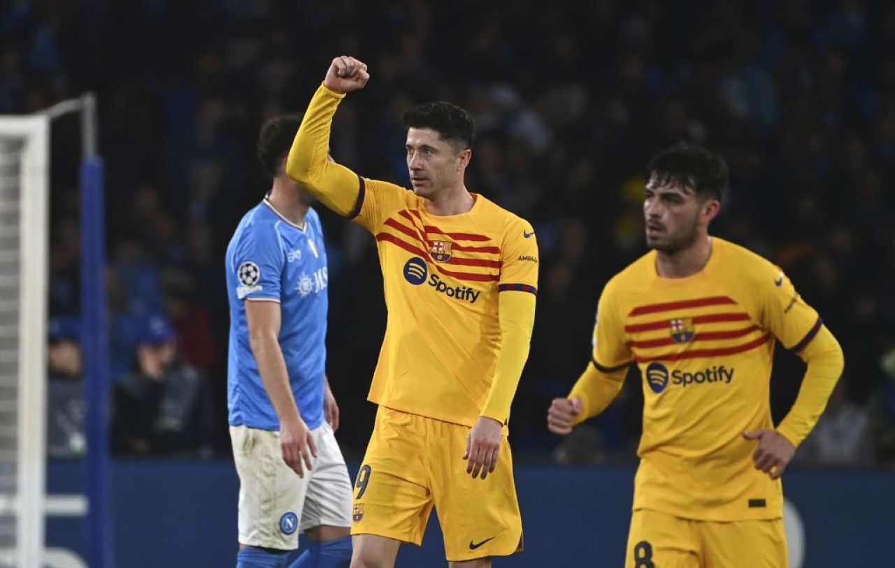 Robert Lewandowski a reușit ce nu se mai făcuse la Barcelona de trei ani în Champions League! Ce a spus Xavi Hernandez după remiza cu Napoli _1