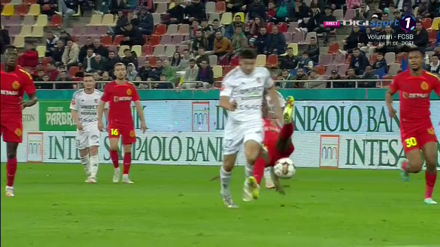 Nana Antwi, eliminat după 18 minute la primul meci ca titular la FCSB!_6