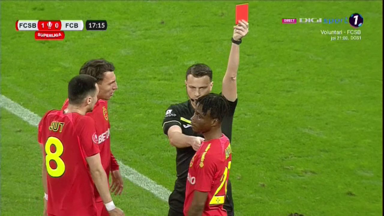 Nana Antwi, eliminat după 18 minute la primul meci ca titular la FCSB!_17