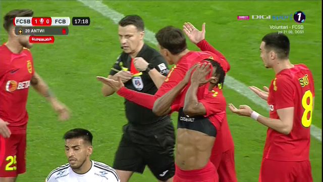 Nana Antwi, eliminat după 18 minute la primul meci ca titular la FCSB!_18