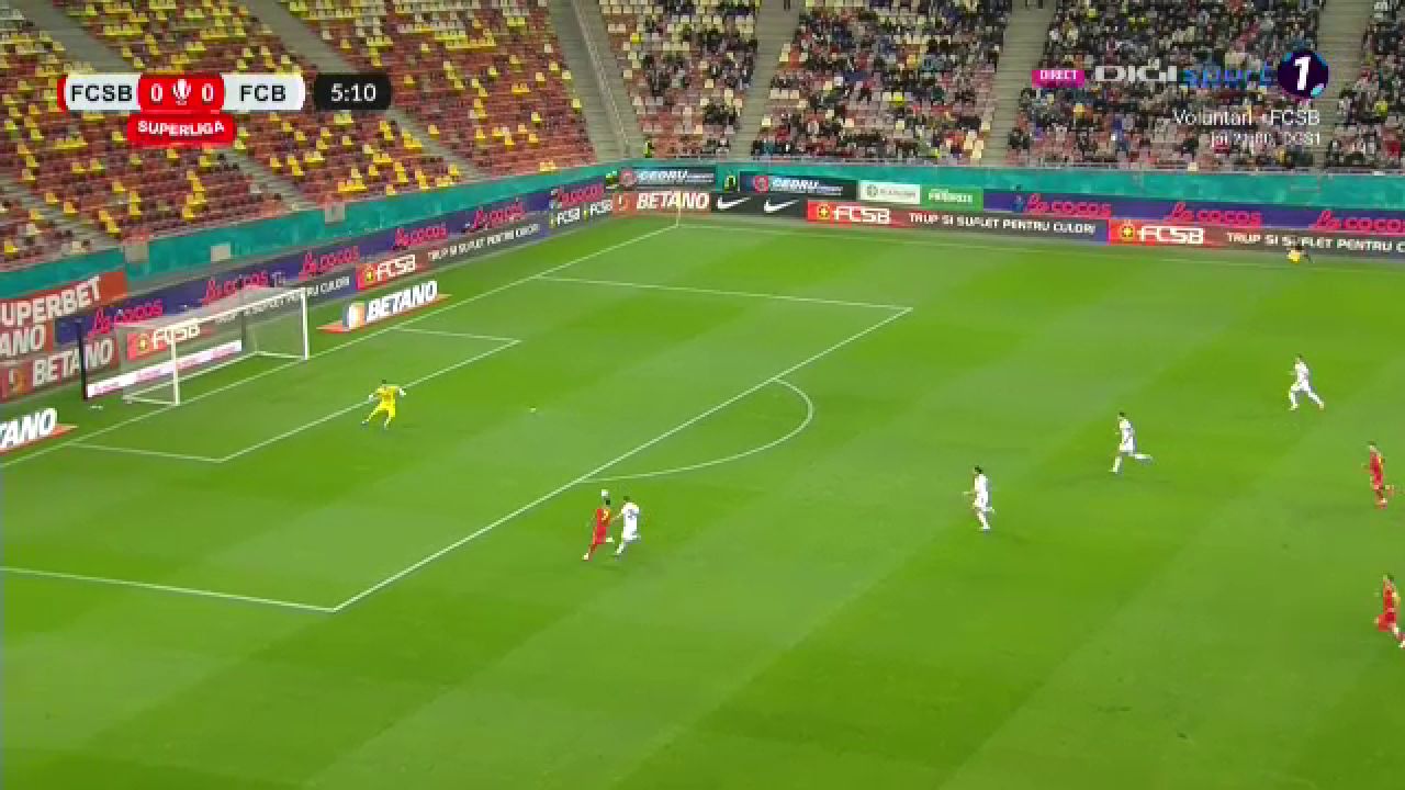 Bulevardul Dimitrov! Florinel Coman a deschis scorul în FCSB - FC Botoșani după o cursă pe banda fundașului dreapta bulgar_4