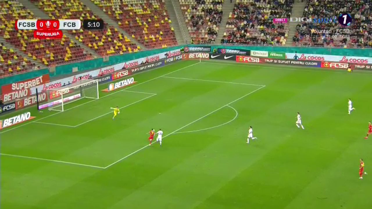 Bulevardul Dimitrov! Florinel Coman a deschis scorul în FCSB - FC Botoșani după o cursă pe banda fundașului dreapta bulgar_5