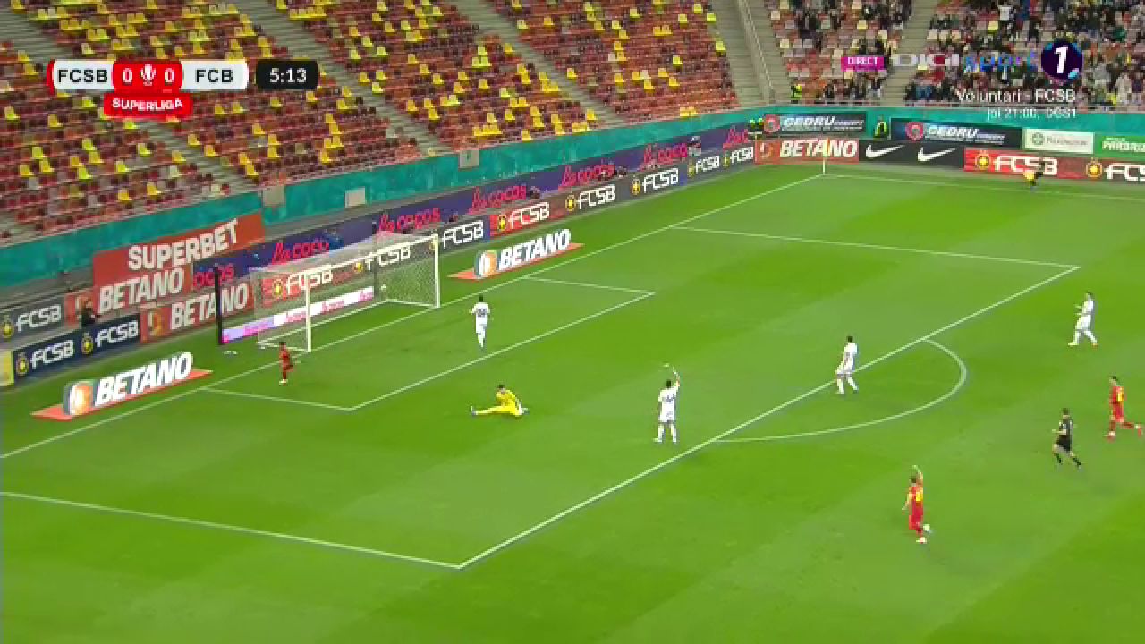 Bulevardul Dimitrov! Florinel Coman a deschis scorul în FCSB - FC Botoșani după o cursă pe banda fundașului dreapta bulgar_10