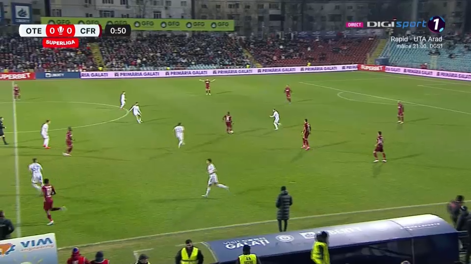 Oțelul Galați - CFR Cluj 2-2 | Pas greșit pentru ardeleni, remiză pentru FCSB și Rapid_3