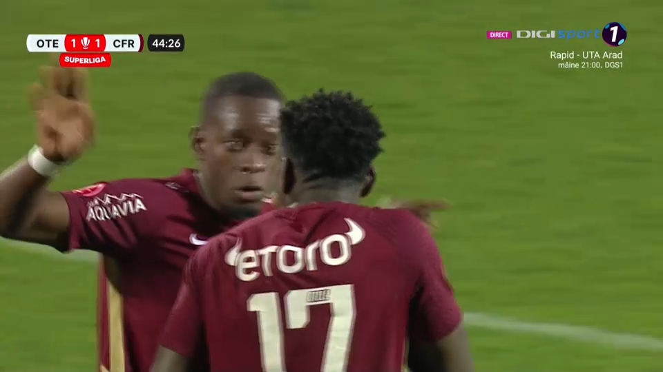 Oțelul Galați - CFR Cluj 2-2 | Pas greșit pentru ardeleni, remiză pentru FCSB și Rapid_6