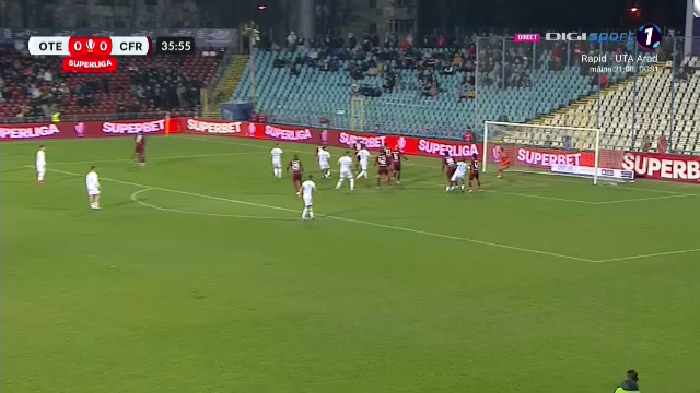 Nebunie la Galați! Alexandru Pop a înscris o bijuterie împotriva CFR-ului și a făcut o plecăciune imediat după gol_18