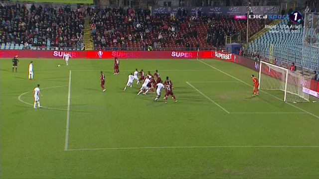 Nebunie la Galați! Alexandru Pop a înscris o bijuterie împotriva CFR-ului și a făcut o plecăciune imediat după gol_29