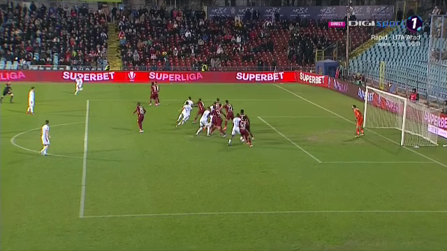 Nebunie la Galați! Alexandru Pop a înscris o bijuterie împotriva CFR-ului și a făcut o plecăciune imediat după gol_31