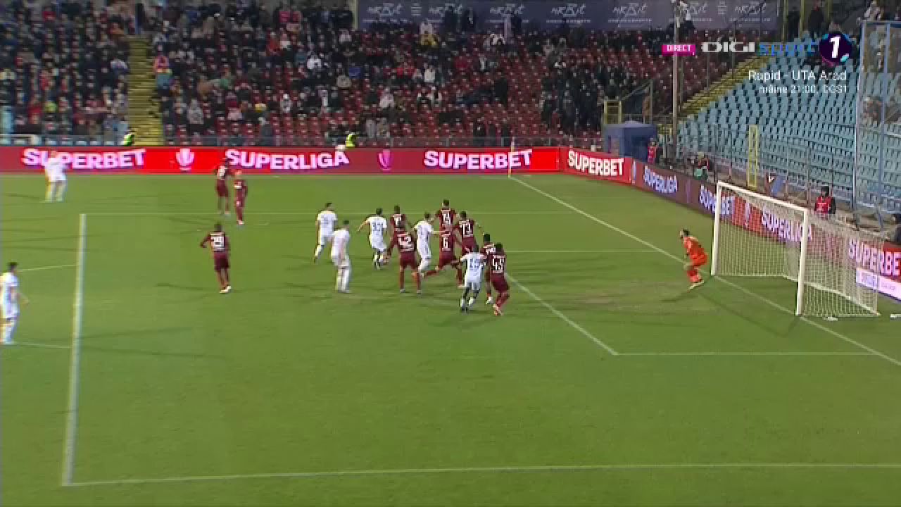 Nebunie la Galați! Alexandru Pop a înscris o bijuterie împotriva CFR-ului și a făcut o plecăciune imediat după gol_34