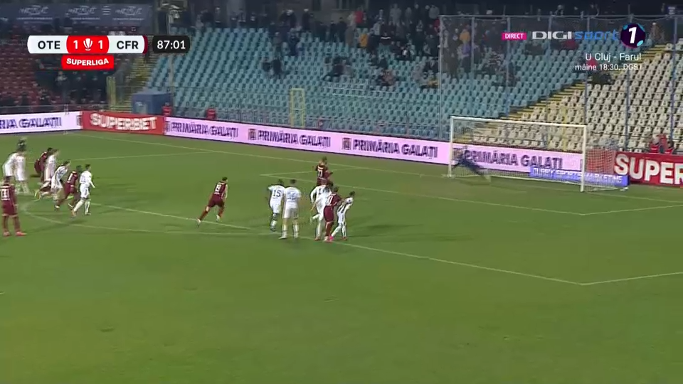 Oțelul Galați - CFR Cluj 2-2 | Pas greșit pentru ardeleni, remiză pentru FCSB și Rapid_9