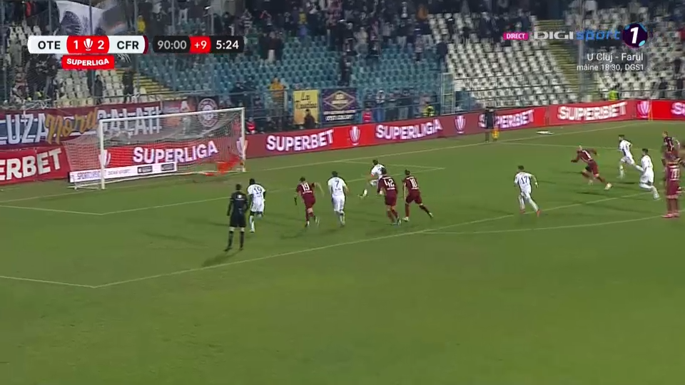 Oțelul Galați - CFR Cluj 2-2 | Pas greșit pentru ardeleni, remiză pentru FCSB și Rapid_10