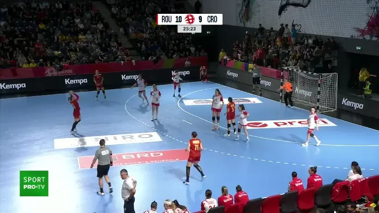 România - Croația | Lorena Ostase, în zi de grație: 6 goluri în prima repriză