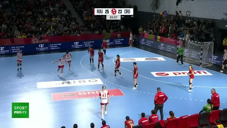 România - Croația 26-24, în preliminariile EURO 2024 (Pro Arena și VOYO)