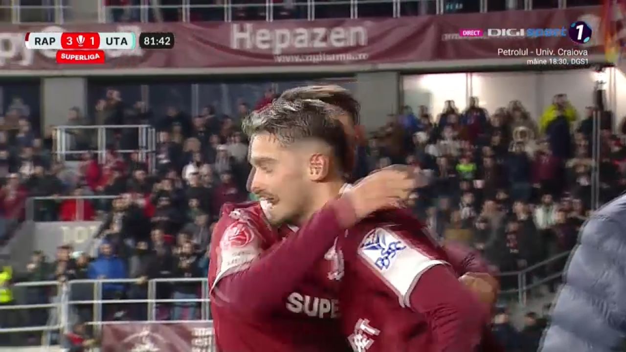 Rapid București - UTA Arad 4-1 | Burmaz stabilește scorul final, în urma unui gol spectaculos _10