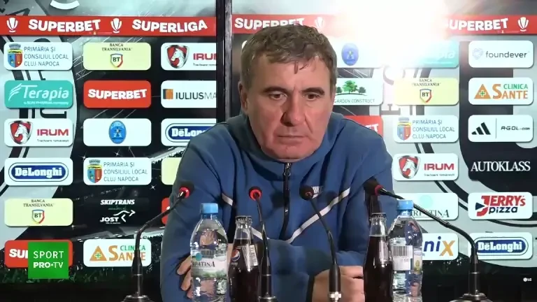 Gică Hagi, după U Cluj - Farul 1-0 (28.02.2024)