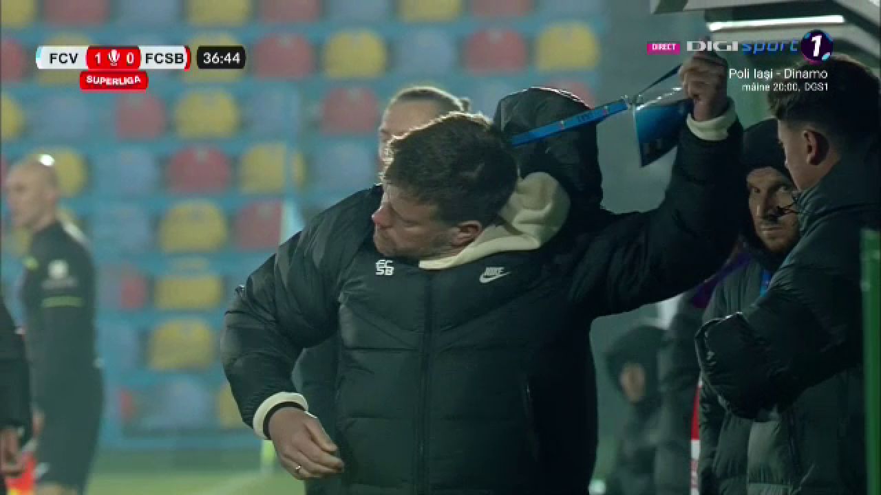 Mihai Pintilii, OUT în FC Voluntari - FCSB! Colțescu i-a arătat direct cartonașul roșu_2
