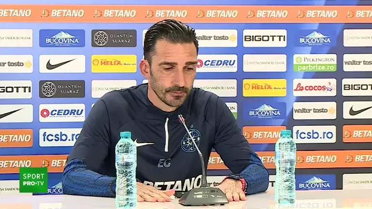 Elias Charalambous, conferință de presă &icirc;nainte de FCSB - Petrolul (2.03.2024)