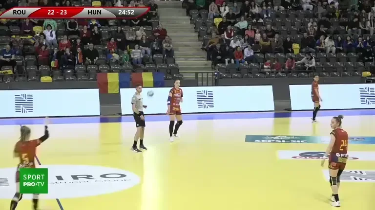 Rom&acirc;nia - Ungaria la Trofeul Carpați U18 2024 (ultimele 5 minute din meci)