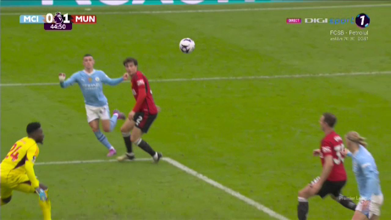 Erling Haaland a ratat incredibil cu poarta goală în derby-ul cu United și fanii au rămas șocați: ”N-am văzut niciodată așa ceva”_8
