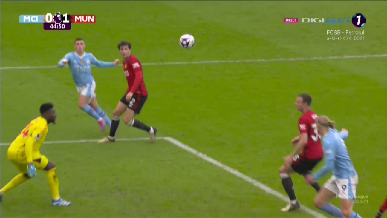 Erling Haaland a ratat incredibil cu poarta goală în derby-ul cu United și fanii au rămas șocați: ”N-am văzut niciodată așa ceva”_9