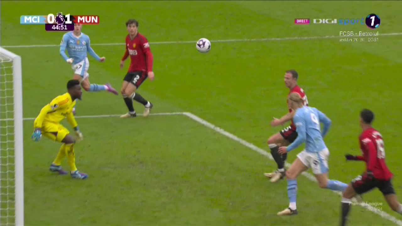 Erling Haaland a ratat incredibil cu poarta goală în derby-ul cu United și fanii au rămas șocați: ”N-am văzut niciodată așa ceva”_11