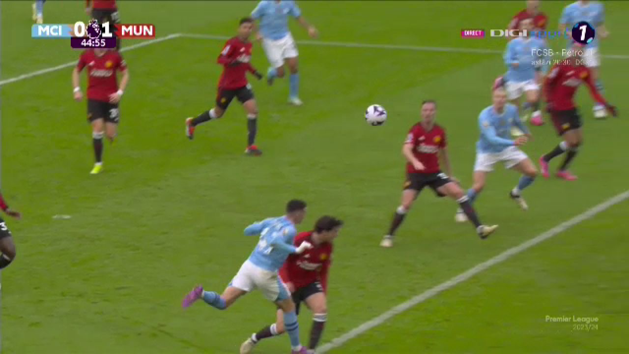 Erling Haaland a ratat incredibil cu poarta goală în derby-ul cu United și fanii au rămas șocați: ”N-am văzut niciodată așa ceva”_26