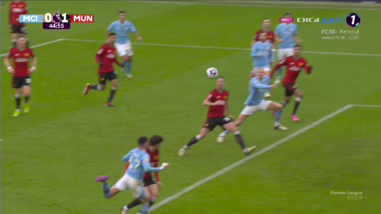 Erling Haaland a ratat incredibil cu poarta goală în derby-ul cu United și fanii au rămas șocați: ”N-am văzut niciodată așa ceva”_27