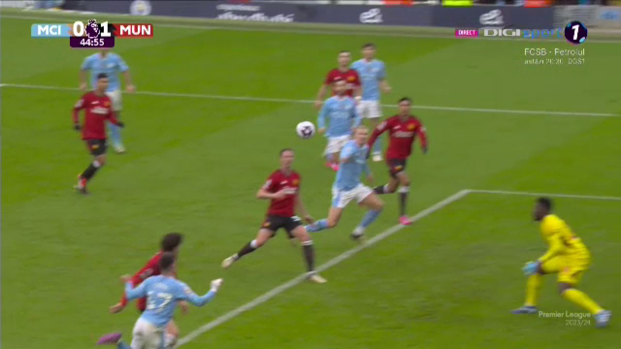 Erling Haaland a ratat incredibil cu poarta goală în derby-ul cu United și fanii au rămas șocați: ”N-am văzut niciodată așa ceva”_28