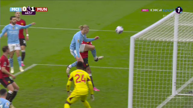 Erling Haaland a ratat incredibil cu poarta goală în derby-ul cu United și fanii au rămas șocați: ”N-am văzut niciodată așa ceva”_34