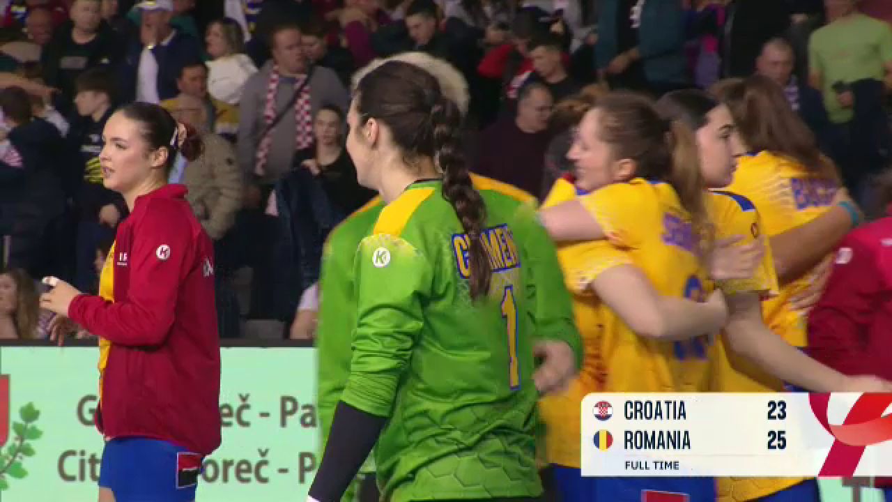 Croația - România 23-25 (11-11). Fiesta la Koprivnica! Naționala feminină s-a calificat la Europeanul de handbal. Așa am trăit meciul fază cu fază_12