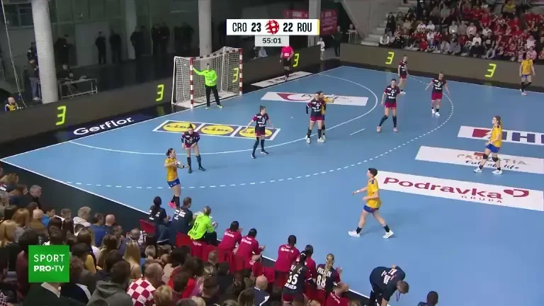 Croația - Rom&acirc;nia 23-25 (11-11), &icirc;n preliminariile EURO (3.03.2024)