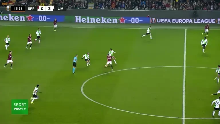 Sparta Praga - Liverpool | Minutul 46: GOL Sparta Praga!