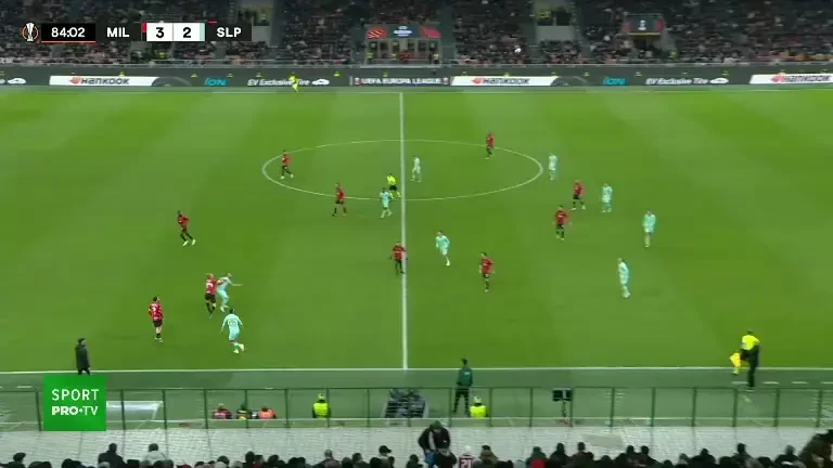AC Milan - Slavia Praga (4-2, min 85)
