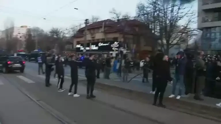 Galeria lui FCSB, &icirc;n drum spre Arena Națională pentru meciul cu Rapid - 2(09.03.2024)