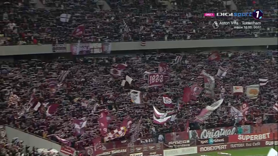 Atmosferă incendiară înainte de startul derby-ului Rapid - FCSB! Cum a arătat duelul galeriilor, în tribune_3